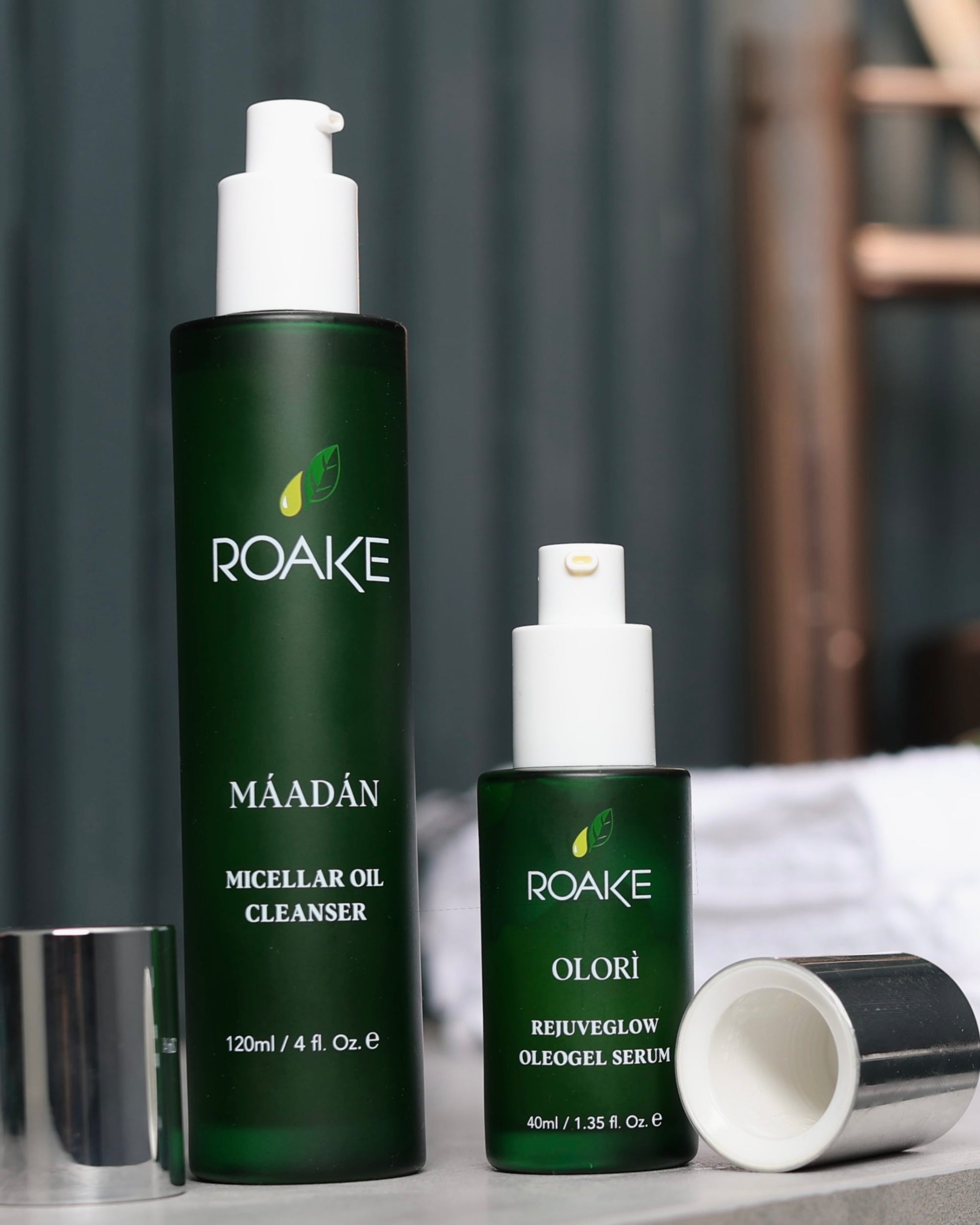 Màadán Micellar Oil Cleanser & Olorì Rejuveglow Oleogel Serum